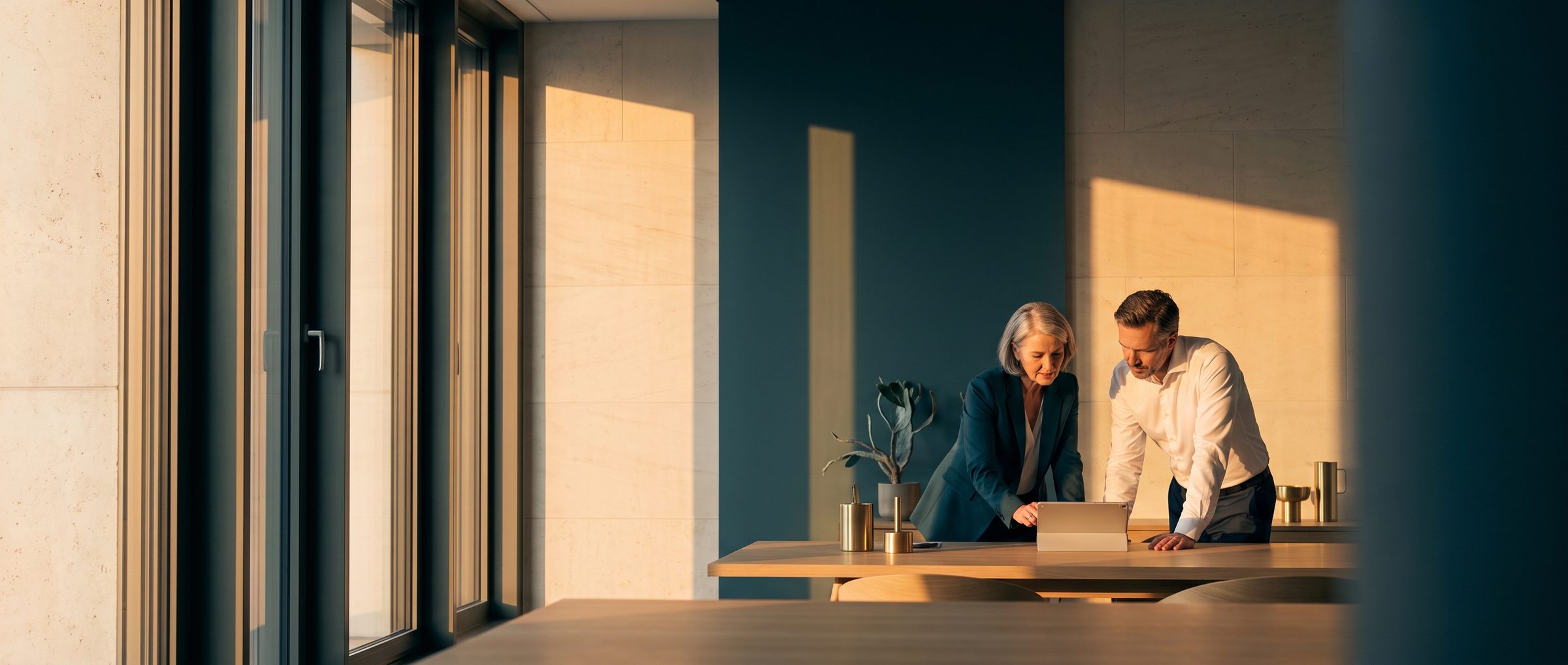 Persönliche Finanzberatung in einem modernen Büro
